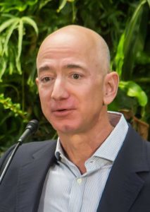 Jeff Bezos, founder of Amazon, owns 17% of the company - Image Credit: Seattle City Council (CC by 2.0)